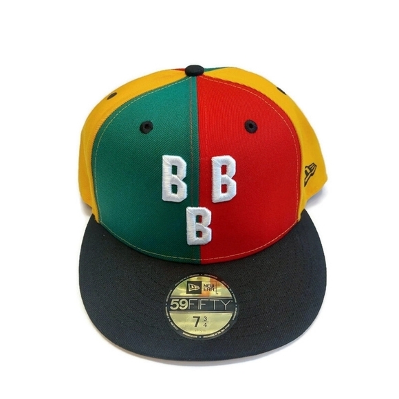 New Era Other - 59Fifty New Era Birmingham Black Barons Just Caps Negro League Fitted Sz 7 3/4